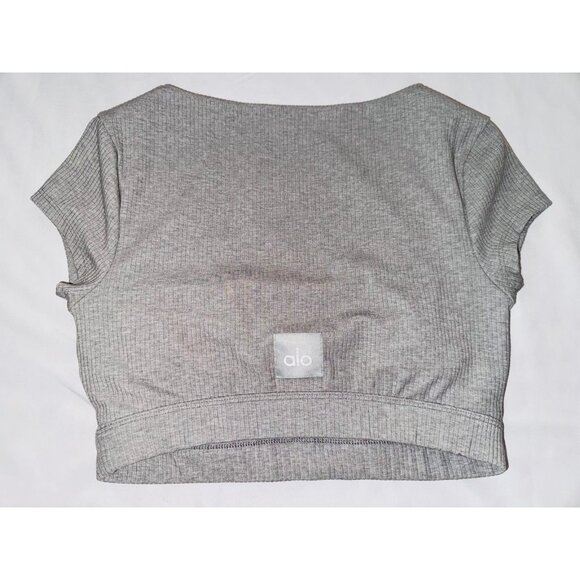 Alo Yoga Blissful Henley Bra Top - Picture 6 of 11